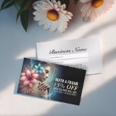 Massagetherapie Healing Hands Energy Spa Wellness Aanbevelingskaartje