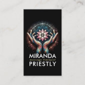 Massagetherapie Healing Hands Energy Spa Wellness Afsprakenkaartje (Voorkant)