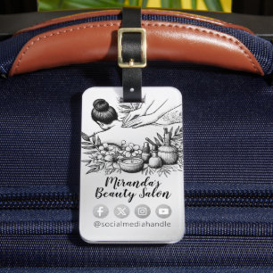 Massagetherapie Healing Hands Energy Spa Wellness Bagagelabel