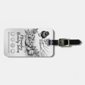 Massagetherapie Healing Hands Energy Spa Wellness Bagagelabel (Voorkant horizontaal)