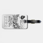 Massagetherapie Healing Hands Energy Spa Wellness Bagagelabel (Achterkant horizontaal)