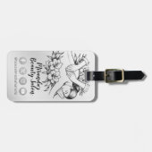 Massagetherapie Healing Hands Energy Spa Wellness Bagagelabel (Voorkant horizontaal)