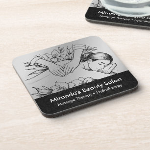 Massagetherapie Healing Hands Energy Spa Wellness Bier Onderzetter