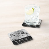 Massagetherapie Healing Hands Energy Spa Wellness Bier Onderzetter (Rechterzijde)