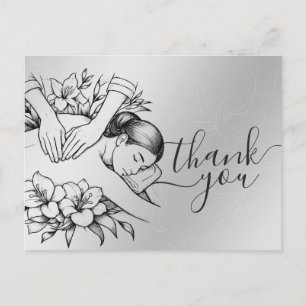 Massagetherapie Healing Hands Energy Spa Wellness Briefkaart