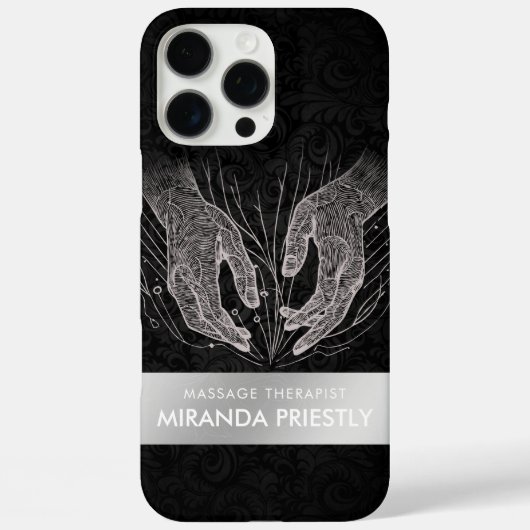 Massagetherapie Healing Hands Energy Spa Wellness Case-Mate iPhone Case (Achterkant)