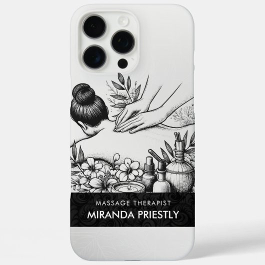 Massagetherapie Healing Hands Energy Spa Wellness Case-Mate iPhone Case (Achterkant)