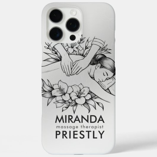 Massagetherapie Healing Hands Energy Spa Wellness Case-Mate iPhone Case (Achterkant)
