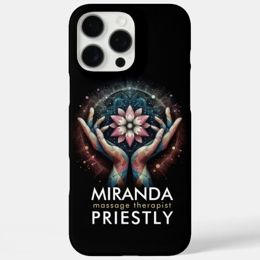 Massagetherapie Healing Hands Energy Spa Wellness Case-Mate iPhone Case (Achterkant)