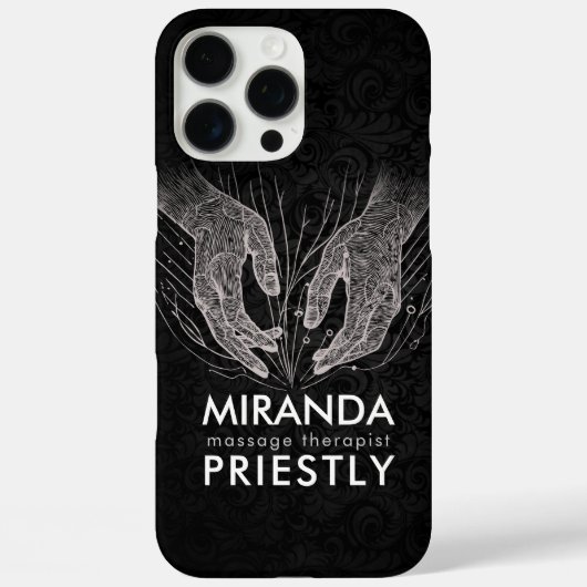 Massagetherapie Healing Hands Energy Spa Wellness Case-Mate iPhone Case (Achterkant)