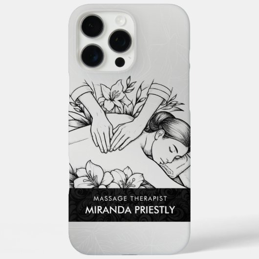 Massagetherapie Healing Hands Energy Spa Wellness Case-Mate iPhone Case (Achterkant)