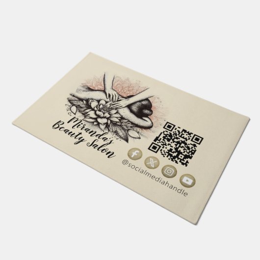 Massagetherapie Healing Hands Energy Spa Wellness Deurmat (Schuin)