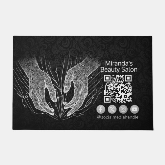 Massagetherapie Healing Hands Energy Spa Wellness Deurmat (Voorkant)