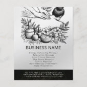 Massagetherapie Healing Hands Energy Spa Wellness Flyer (Voorkant)