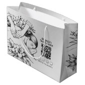 Massagetherapie Healing Hands Energy Spa Wellness Groot Cadeauzakje (Achterkant Gekanteld)