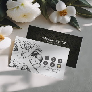 Massagetherapie Healing Hands Energy Spa Wellness Klantenkaartje