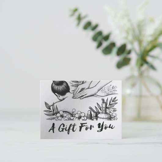 Massagetherapie Healing Hands Energy Spa Wellness Kortingskaartje (Staand voorkant)