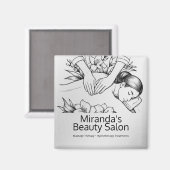 Massagetherapie Healing Hands Energy Spa Wellness Magneet (Voorkant / Achterkant)