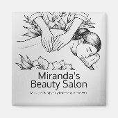 Massagetherapie Healing Hands Energy Spa Wellness Magneet (Voorkant)