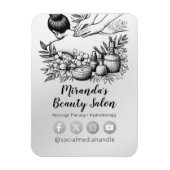 Massagetherapie Healing Hands Energy Spa Wellness Magneet (Verticaal)