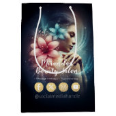 Massagetherapie Healing Hands Energy Spa Wellness Medium Cadeauzakje (Voorkant)