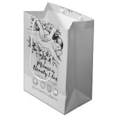 Massagetherapie Healing Hands Energy Spa Wellness Medium Cadeauzakje (Voorkant Gekanteld)