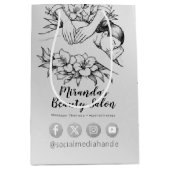 Massagetherapie Healing Hands Energy Spa Wellness Medium Cadeauzakje (Voorkant)