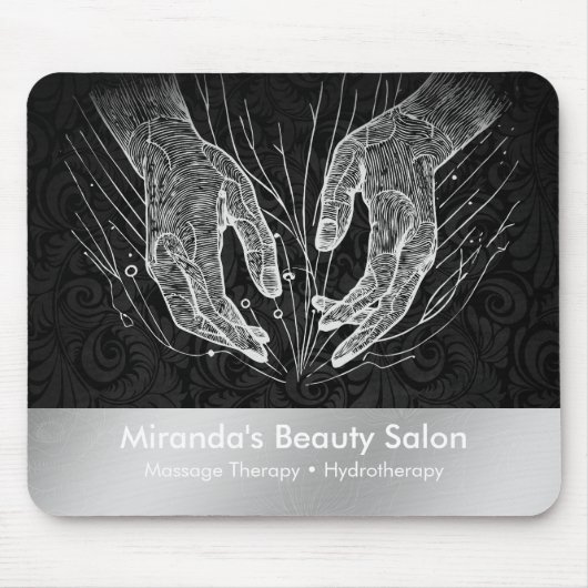 Massagetherapie Healing Hands Energy Spa Wellness Muismat (Voorkant)