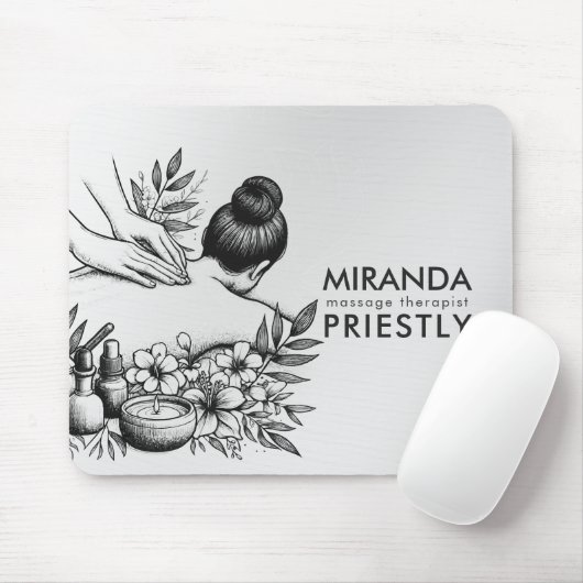 Massagetherapie Healing Hands Energy Spa Wellness Muismat (Met muis)