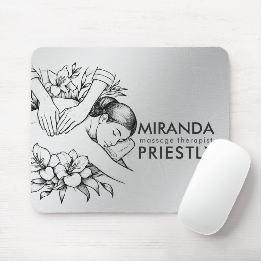 Massagetherapie Healing Hands Energy Spa Wellness Muismat (Met muis)