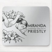 Massagetherapie Healing Hands Energy Spa Wellness Muismat (Voorkant)