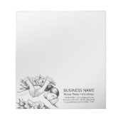 Massagetherapie Healing Hands Energy Spa Wellness Notitieblok (Voorkant)