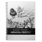 Massagetherapie Healing Hands Energy Spa Wellness Notitieboek (Voorkant)