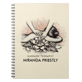 Massagetherapie Healing Hands Energy Spa Wellness Notitieboek