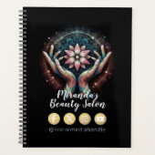 Massagetherapie Healing Hands Energy Spa Wellness Planner (Voorkant)