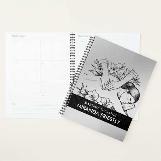 Massagetherapie Healing Hands Energy Spa Wellness Planner (Display)