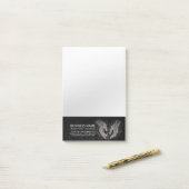 Massagetherapie Healing Hands Energy Spa Wellness Post-it® Notes (Op bureau)