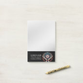 Massagetherapie Healing Hands Energy Spa Wellness Post-it® Notes (Op bureau)