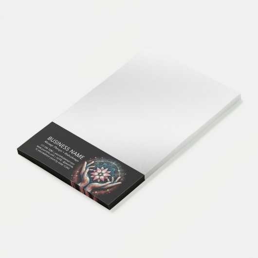 Massagetherapie Healing Hands Energy Spa Wellness Post-it® Notes (Schuin)