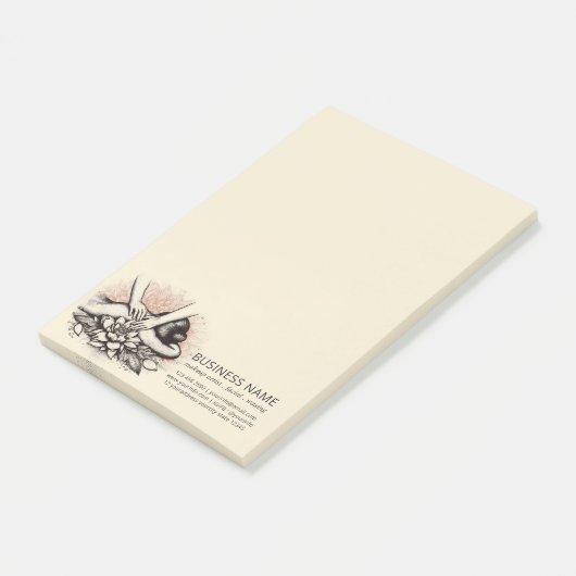 Massagetherapie Healing Hands Energy Spa Wellness Post-it® Notes (Schuin)
