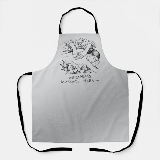 Massagetherapie Healing Hands Energy Spa Wellness Schort (Voorkant)