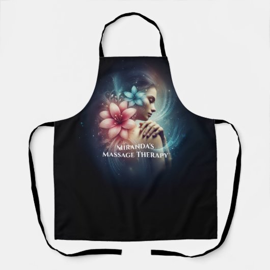 Massagetherapie Healing Hands Energy Spa Wellness Schort (Voorkant)