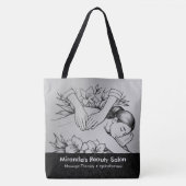 Massagetherapie Healing Hands Energy Spa Wellness Tote Bag (Voorkant)