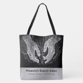 Massagetherapie Healing Hands Energy Spa Wellness Tote Bag (Achterkant)