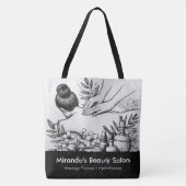 Massagetherapie Healing Hands Energy Spa Wellness Tote Bag (Voorkant)