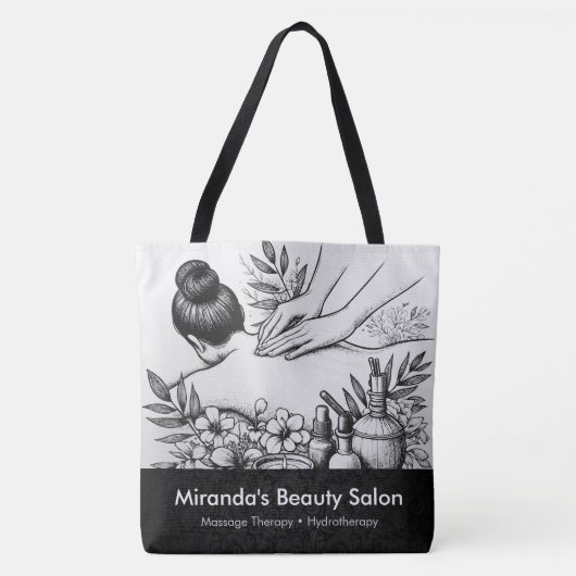 Massagetherapie Healing Hands Energy Spa Wellness Tote Bag (Voorkant)