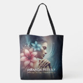 Massagetherapie Healing Hands Energy Spa Wellness Tote Bag (Achterkant)