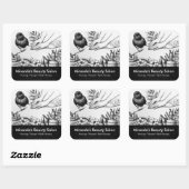 Massagetherapie Healing Hands Energy Spa Wellness Vierkante Sticker (Vel)