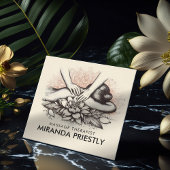 Massagetherapie Healing Hands Energy Spa Wellness Vierkante Visitekaartje