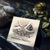 Massagetherapie Healing Hands Energy Spa Wellness Vierkante Visitekaartje